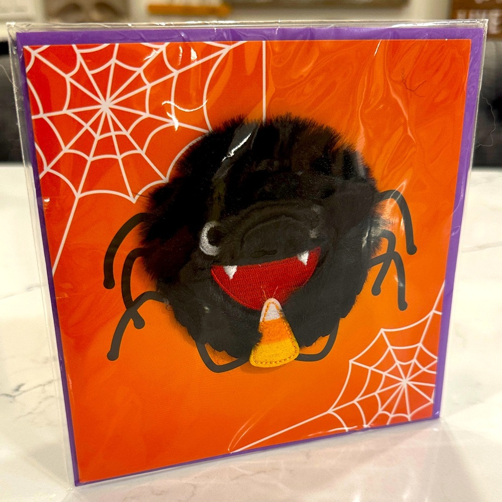 NWT Papyrus Halloween 🎃 Fuzzy Spider Card